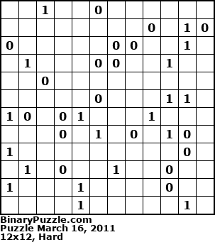 Binary Puzzle