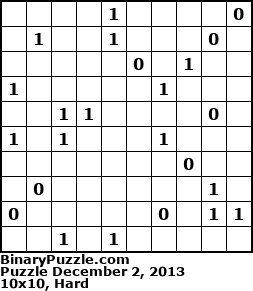 Binary Puzzle