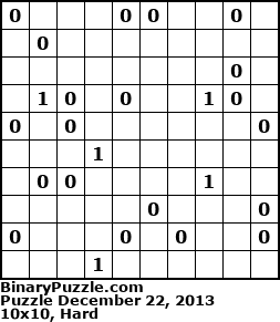 Binary Puzzle