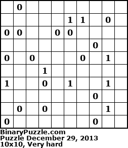 Binary Puzzle