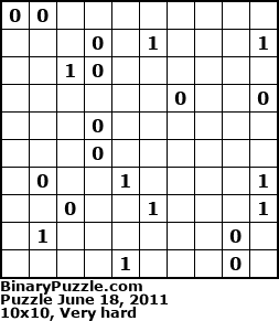 Binary Puzzle