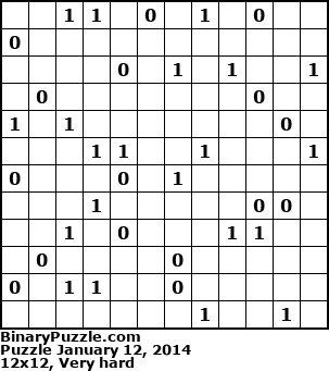 Binary Puzzle