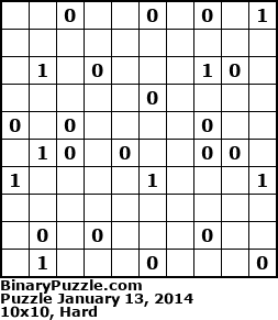 Binary Puzzle