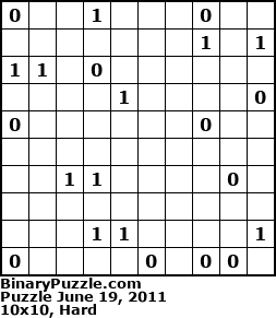 Binary Puzzle
