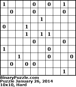 Binary Puzzle