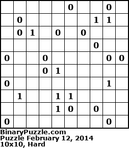 Binary Puzzle