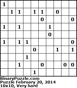 Binary Puzzle