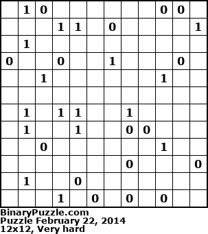 Binary Puzzle