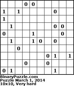 Binary Puzzle