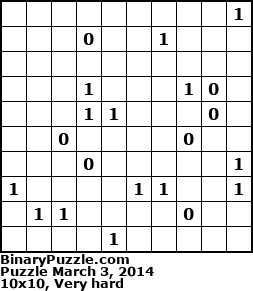 Binary Puzzle