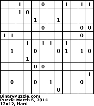 Binary Puzzle