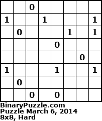 Binary Puzzle