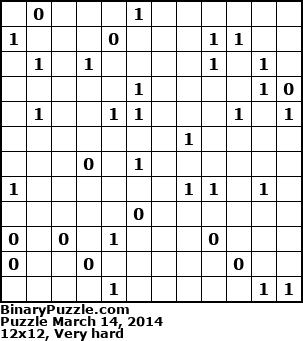 Binary Puzzle