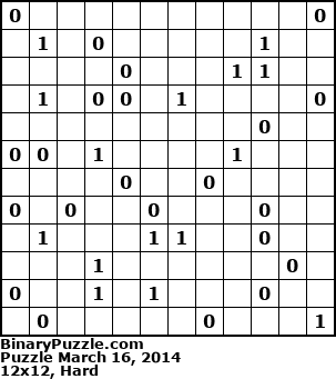 Binary Puzzle