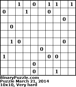 Binary Puzzle