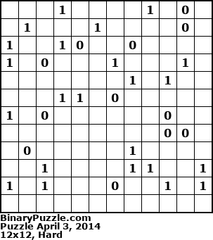 Binary Puzzle