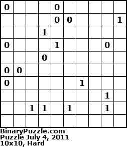 Binary Puzzle