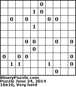 Binary Puzzle