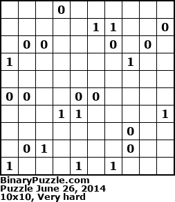 Binary Puzzle