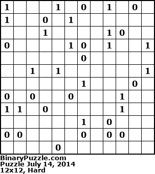 Binary Puzzle