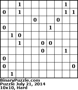 Binary Puzzle