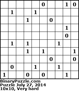 Binary Puzzle