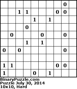 Binary Puzzle