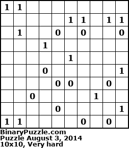 Binary Puzzle