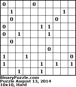 Binary Puzzle