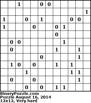 Binary Puzzle