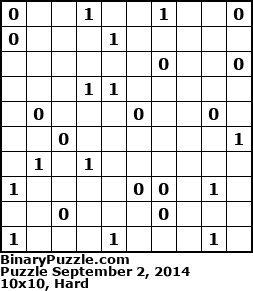 Binary Puzzle