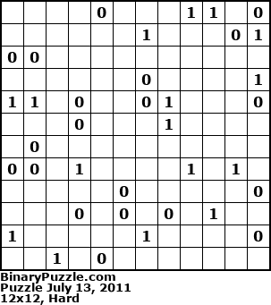 Binary Puzzle