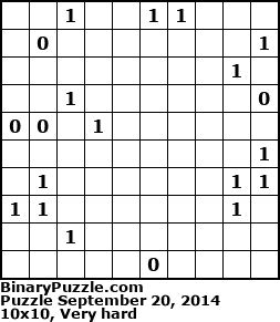 Binary Puzzle