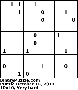 Binary Puzzle