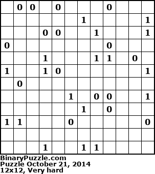 Binary Puzzle