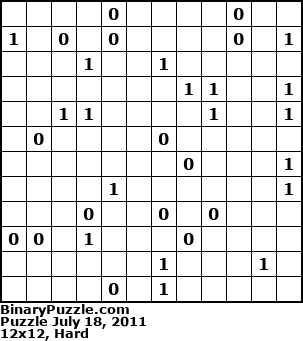 Binary Puzzle