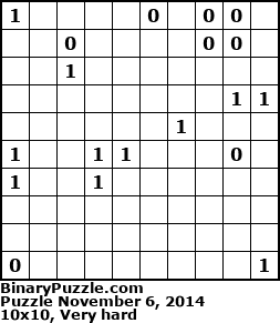 Binary Puzzle