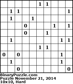Binary Puzzle