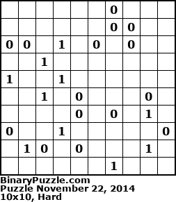 Binary Puzzle