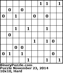 Binary Puzzle