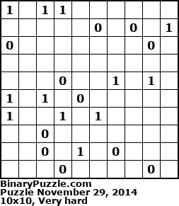 Binary Puzzle