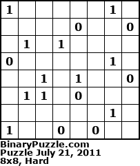 Binary Puzzle