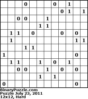 Binary Puzzle