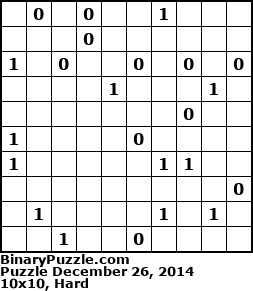 Binary Puzzle