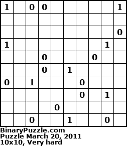 Binary Puzzle