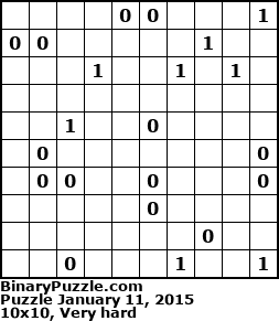 Binary Puzzle