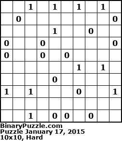 Binary Puzzle