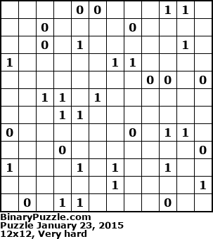 Binary Puzzle