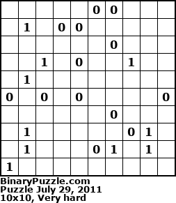 Binary Puzzle