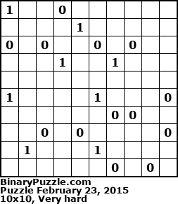 Binary Puzzle